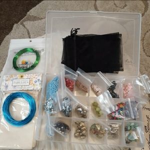 Crafting DIY jewelry making supplies